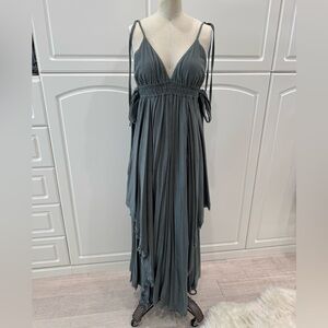 Free People The Goddess Dress / Dark Green